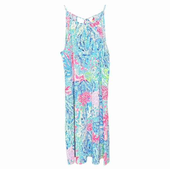 Lilly Pulitzer Dresses & Skirts - LILLY PULITZER Margot Swim Dress XXS Pink Blue Multi